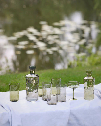 Bouteille en Verre Swirl avec Bouchon 0,75L / 1,25L - Paveau
