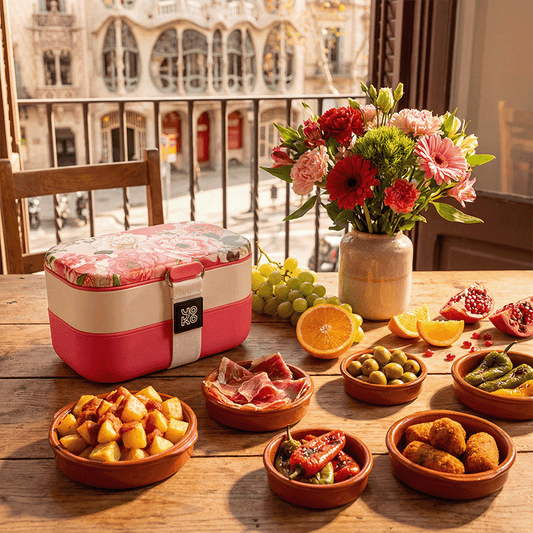 Boîte-repas - bento - Barcelone - 1200 ml