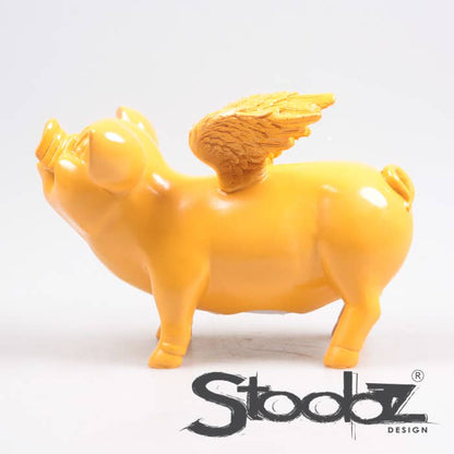TIRELIRE COCHON AILÉ STOOBZ 14X25X15 CM | TIRELIRE |