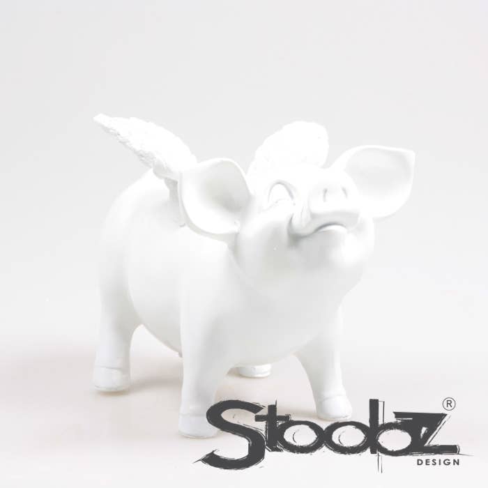 TIRELIRE COCHON AILÉ STOOBZ 14X25X15 CM | TIRELIRE |