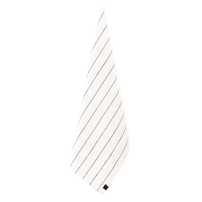 Torchon Calvi II à Rayures en Lin et Coton - Haomy