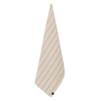 Torchon Calvi II à Rayures en Lin et Coton - Haomy