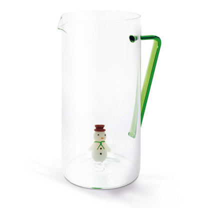 Pichet en Verre Bonhomme de Neige 1,2 L - WD Lifestyle