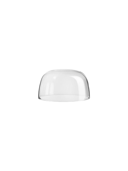 Assiette de Presentation en Bois & Cloche en Verre - Asa