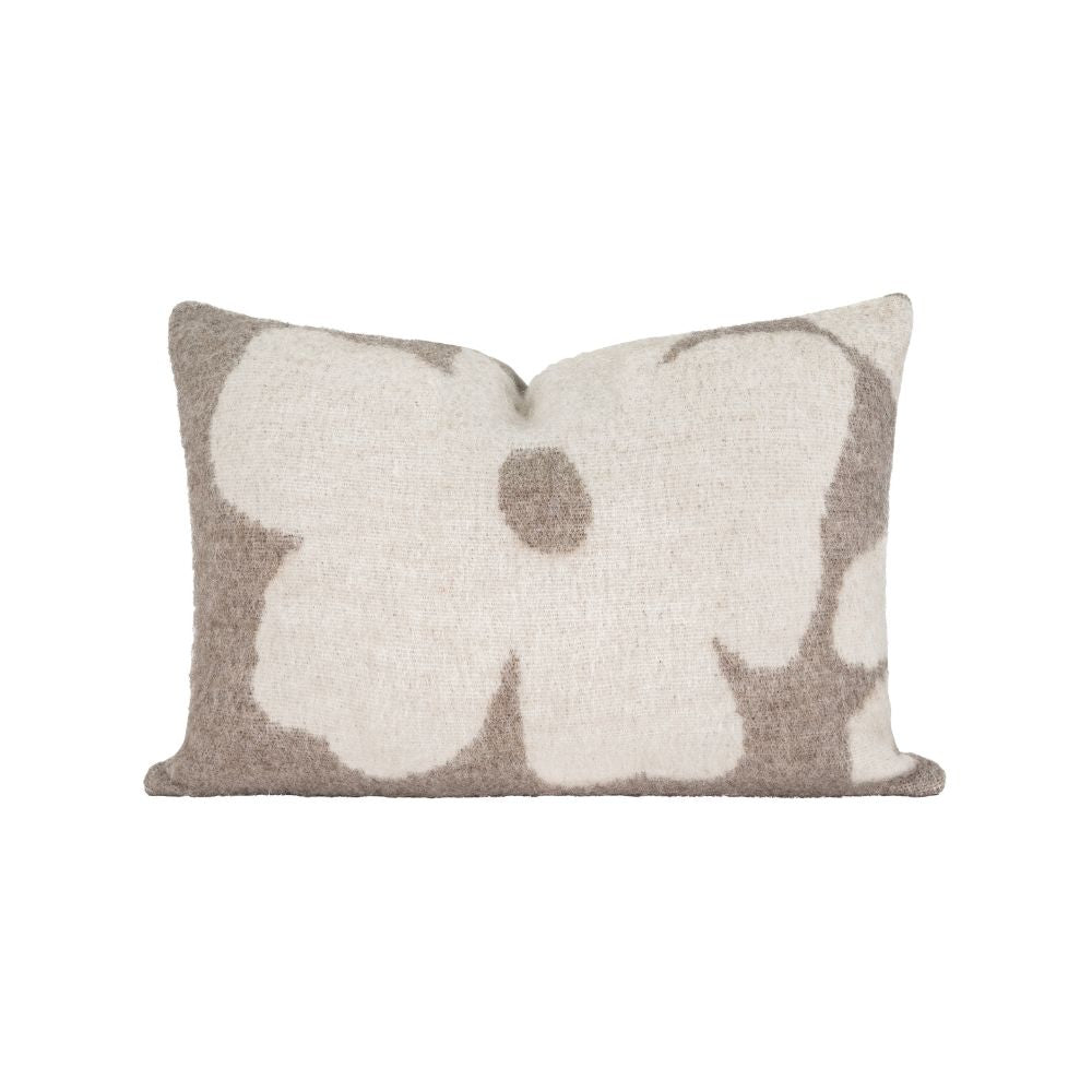 Coussin Mimo Fleuris en Laine & Lin 40x60 cm - Bedandphilosophy