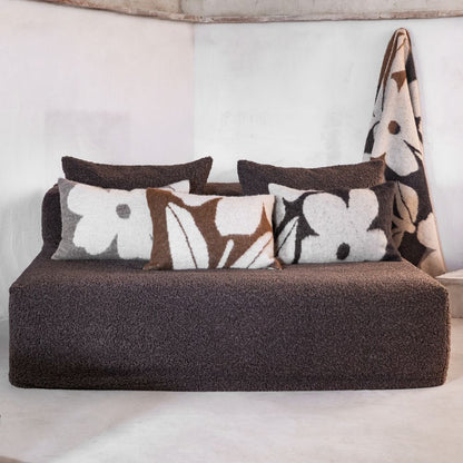 Coussin Mimo Fleuris en Laine & Lin 40x60 cm - Bedandphilosophy