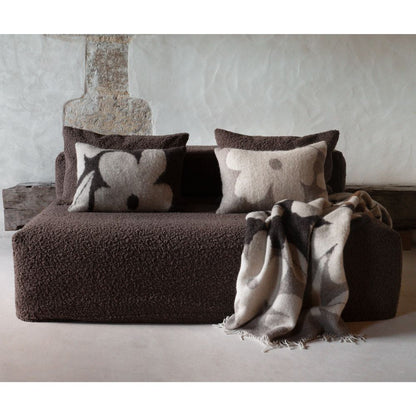 Coussin Mimo Fleuris en Laine & Lin 40x60 cm - Bedandphilosophy
