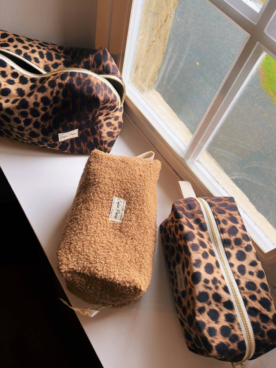 Trousse de toilette Amandine léopard