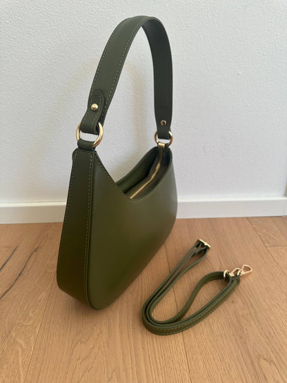 MARGARET - Sac à épaule en cuir véritable