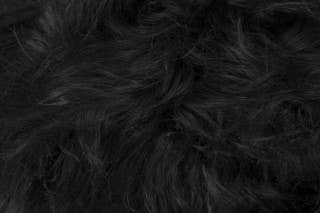 Peau de mouton islandaise noire 90-110cm