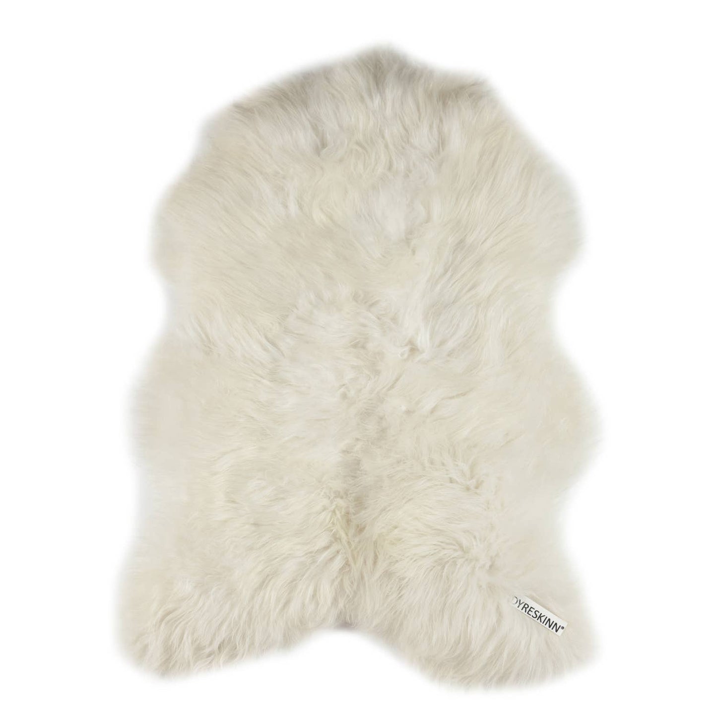 Peau de mouton islandaise blanche 90-110cm