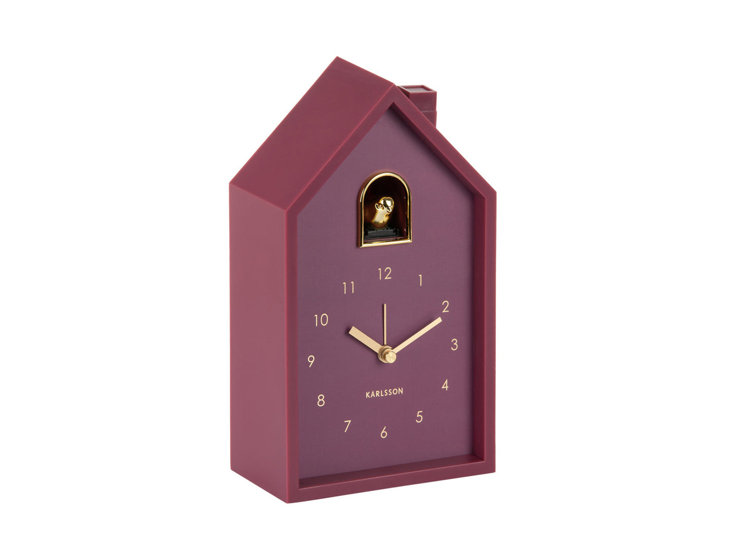 Réveil Coucou Oro Finitions Dorées, 5 Coloris - Present Time