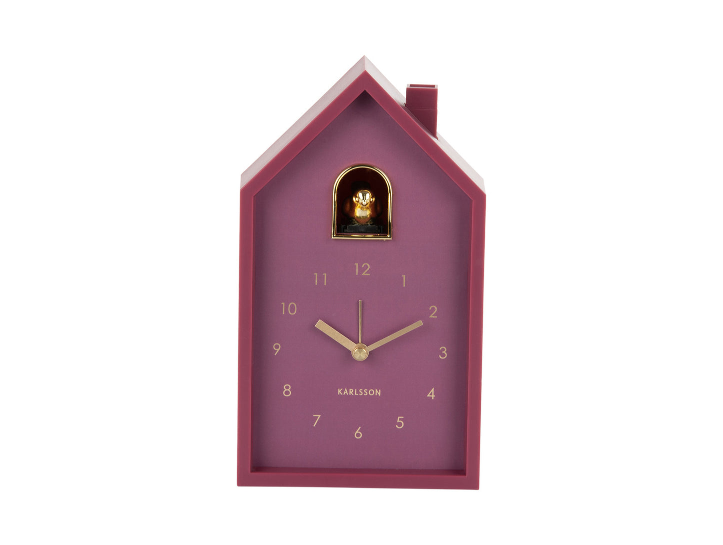 Réveil Coucou Oro Finitions Dorées, 5 Coloris - Present Time