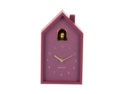 Réveil Coucou Oro Finitions Dorées, 5 Coloris - Present Time