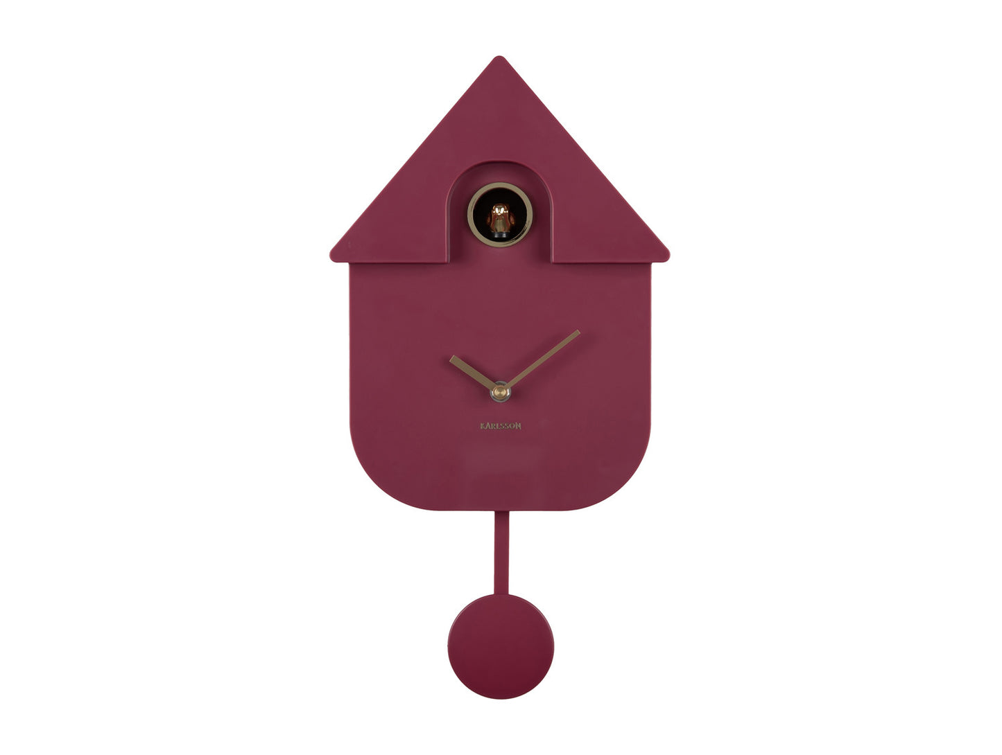 Horloge Pendule Coucou Finitions Dorées - Present Time