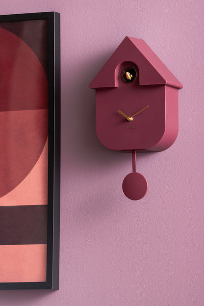 Horloge Pendule Coucou Finitions Dorées - Present Time