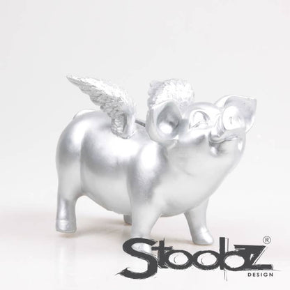 TIRELIRE COCHON AILÉ STOOBZ 14X25X15 CM | TIRELIRE |
