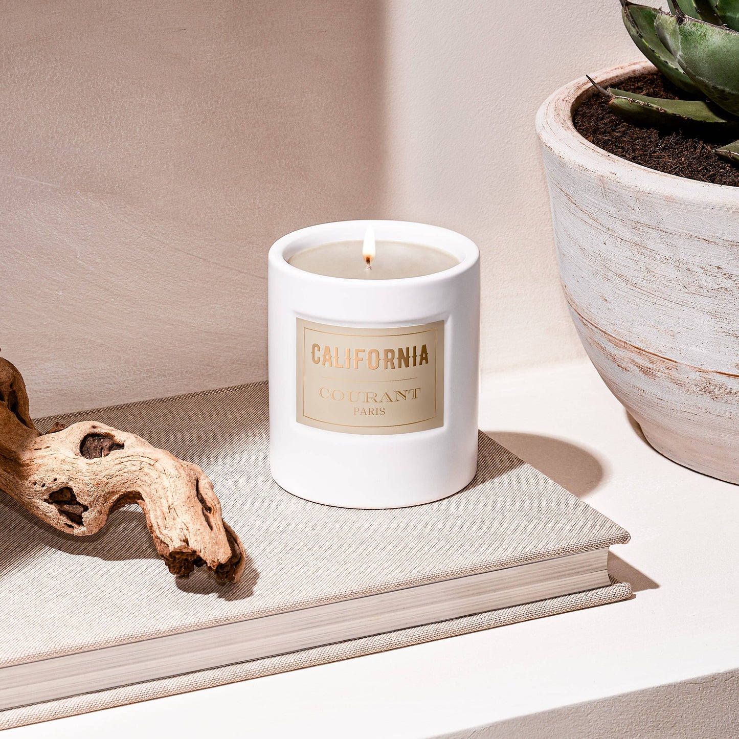 Bougie Parfumée California 230g, Bergamote & Ylang-Ylang - Courant Paris