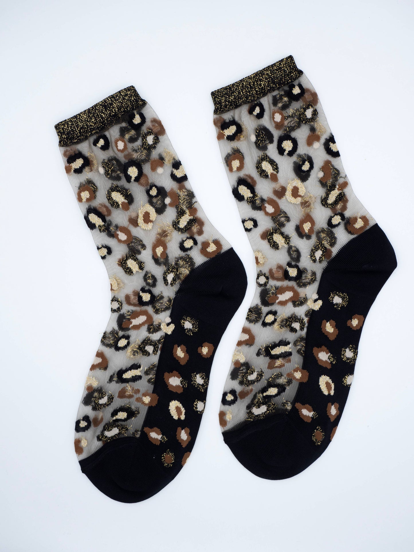 Chaussettes Transparentes Léopard 36/38 - Atelier St Eustache
