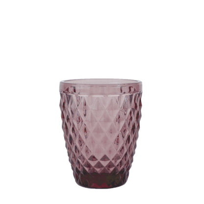 Set de 6 Gobelets en Verre Diamond Colorés 22 cl - Amefa