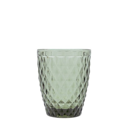 Set de 6 Gobelets en Verre Diamond Colorés 22 cl - Amefa