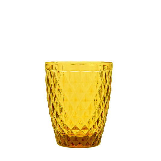 Set de 6 Gobelets en Verre Diamond Colorés 22 cl - Amefa