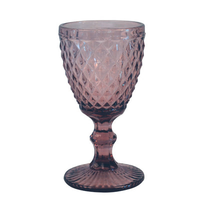Set de 6 Verres à Pieds Colorés Diamond 20cl - Amefa