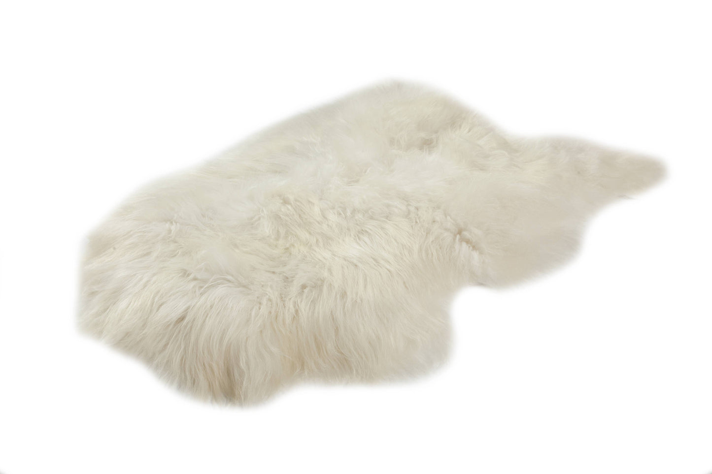 Peau de mouton islandaise blanche 90-110cm