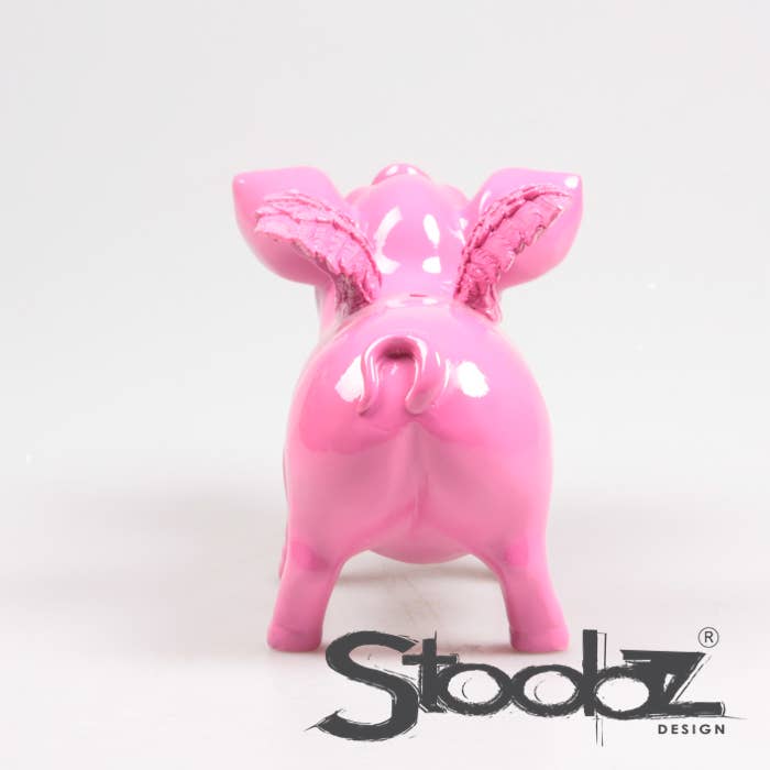 TIRELIRE COCHON AILÉ STOOBZ 14X25X15 CM | TIRELIRE |