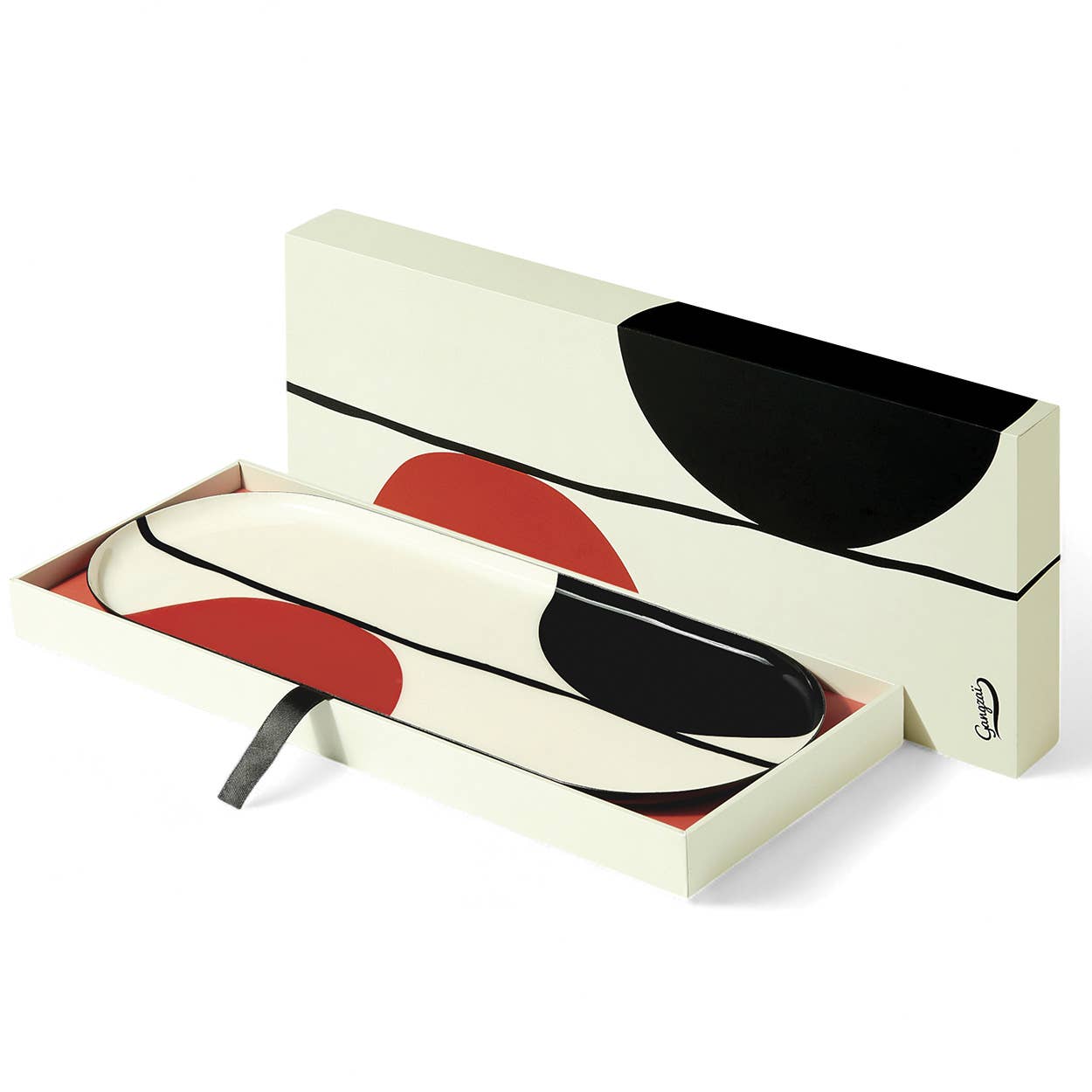 Plateau Zen en Métal Style Contemporain 15x40cm - Gangzaï