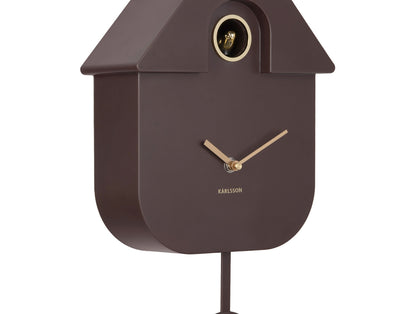 Horloge Pendule Coucou Finitions Dorées - Present Time