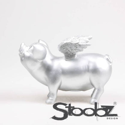 TIRELIRE COCHON AILÉ STOOBZ 14X25X15 CM | TIRELIRE |
