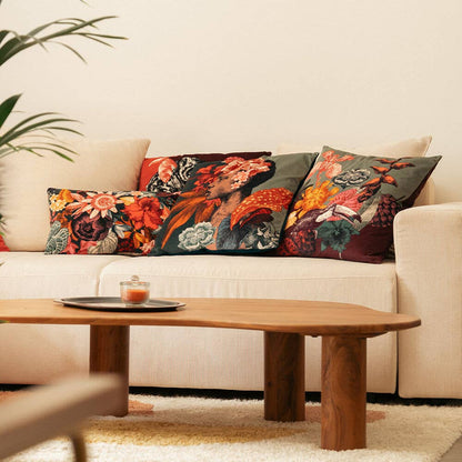 Coussin en Velours Boucan 50x50 - Ibride