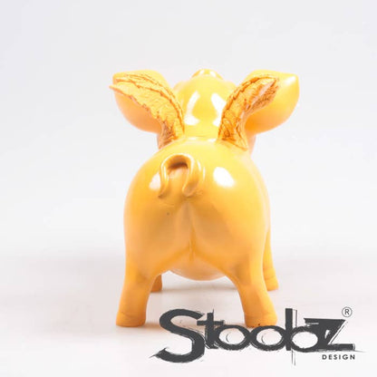 TIRELIRE COCHON AILÉ STOOBZ 14X25X15 CM | TIRELIRE |