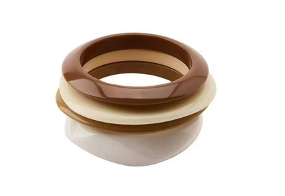 Bracelets Résine Dégradé Couleurs Formes Mixtes