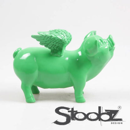 TIRELIRE COCHON AILÉ STOOBZ 14X25X15 CM | TIRELIRE |