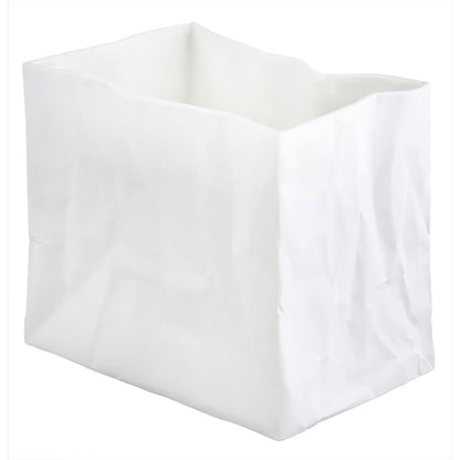Vase en Porcelaine Sac Froissé H.14,5 / H.15 / H.20,5 cm - Räder
