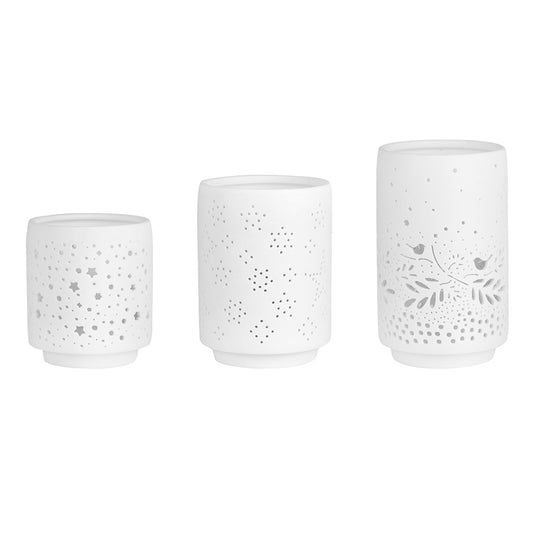 Set de 3 Photophores en Porcelaine - Räder