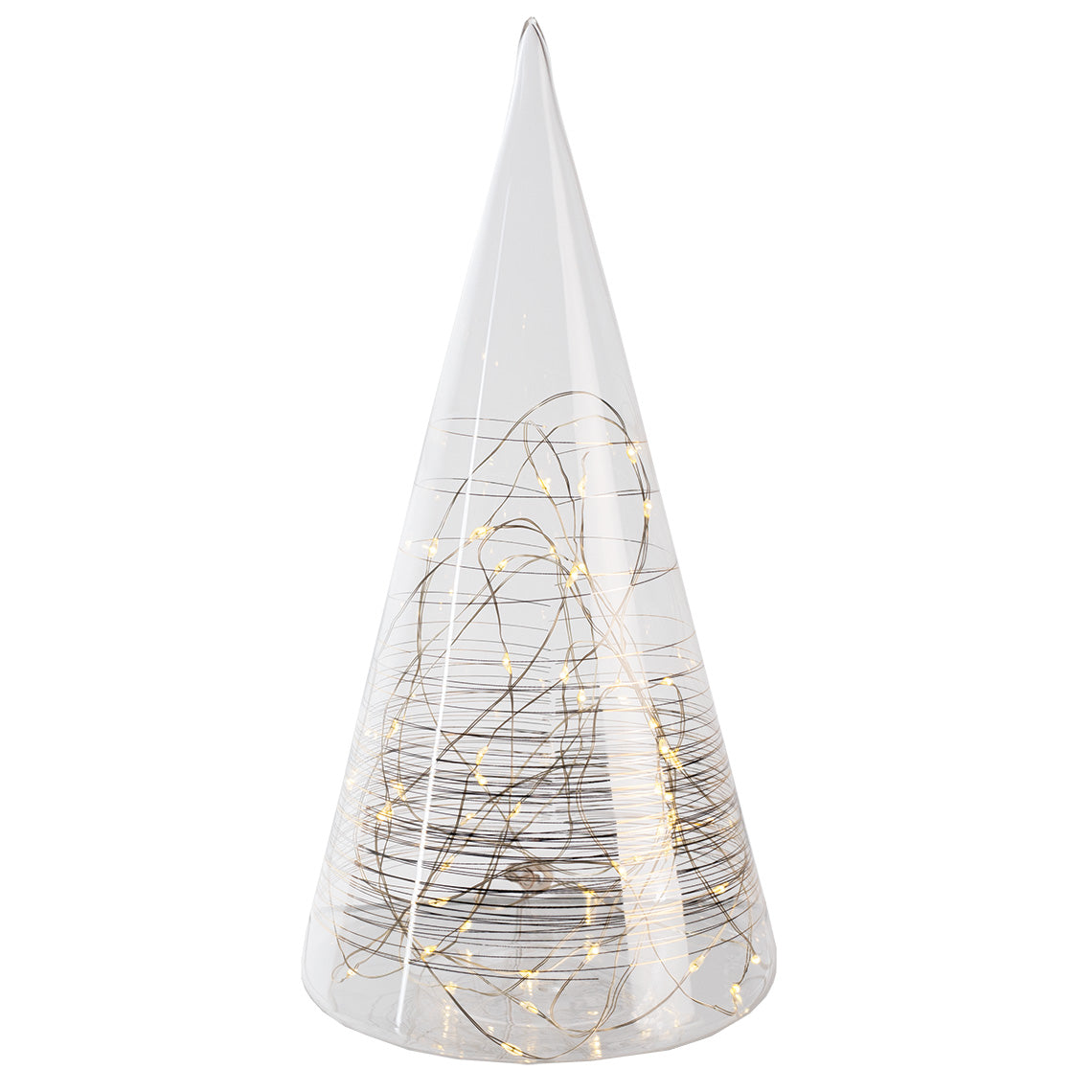 Sapin Lumineux LED en Verre H.22 / H.30 cm - Räder