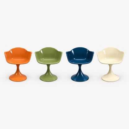 Fauteuil Rigide Norrebro en Plastique - Bazardeluxe