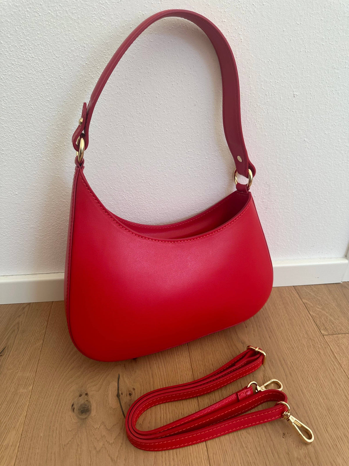 MARGARET - Sac à épaule en cuir véritable