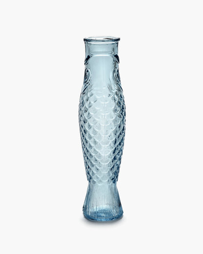 Carafe Serax Fish & Fish bleue