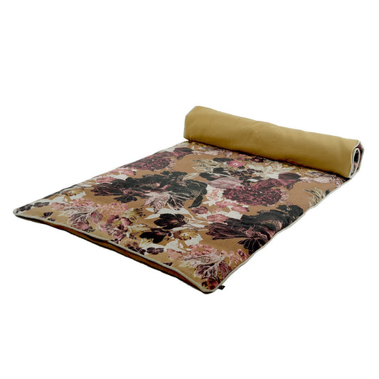 Housse d'Édredon en Lin Sienne Gold 85x200 cm - Haomy