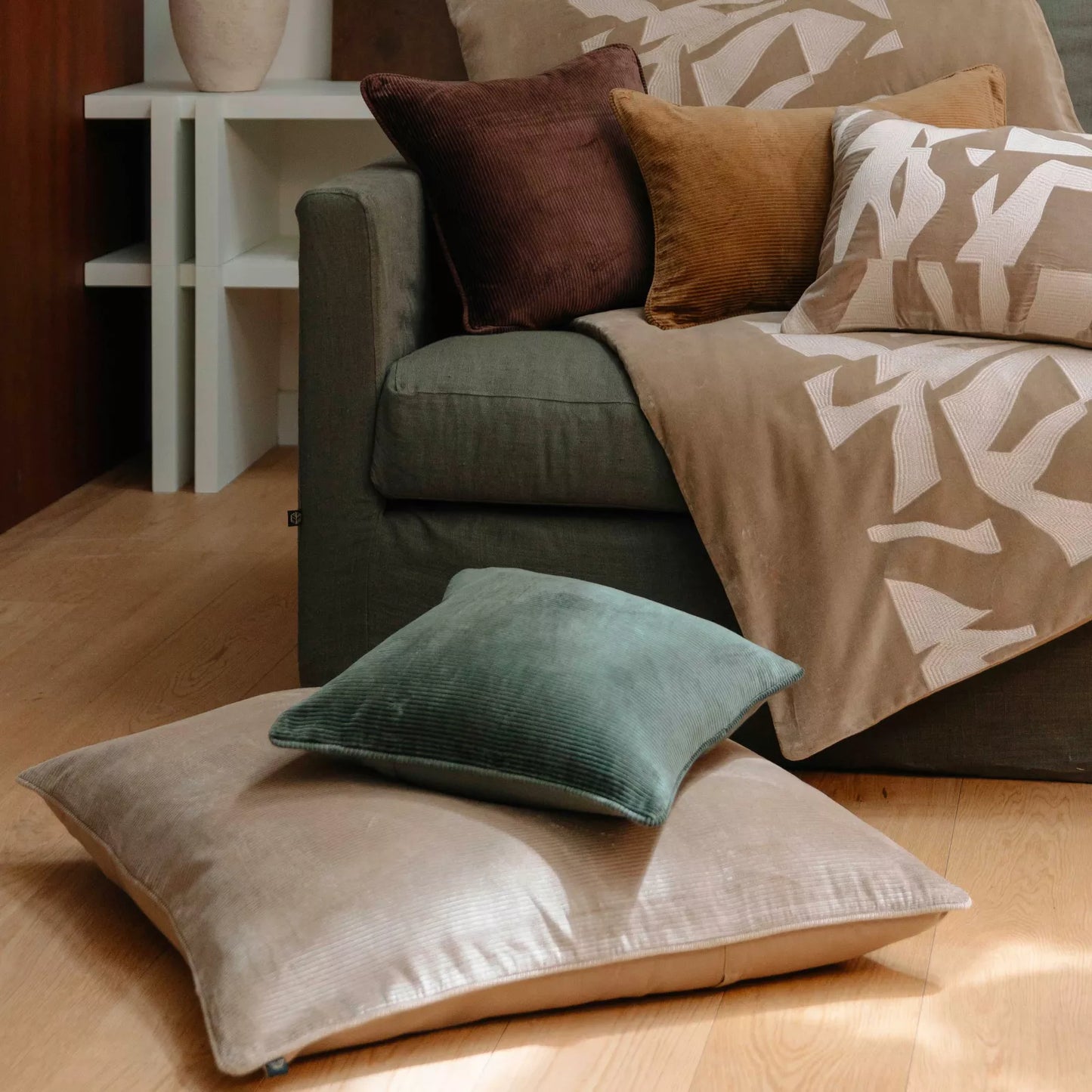 Housse de Coussin Hambourg en Coton & Viscose 40x60 cm - Haomy
