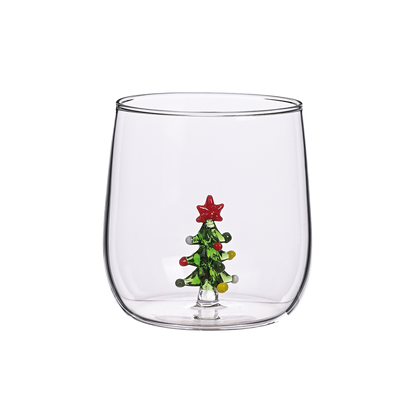Gobelet en Verre Borosilicate Noël 3D - Opjet