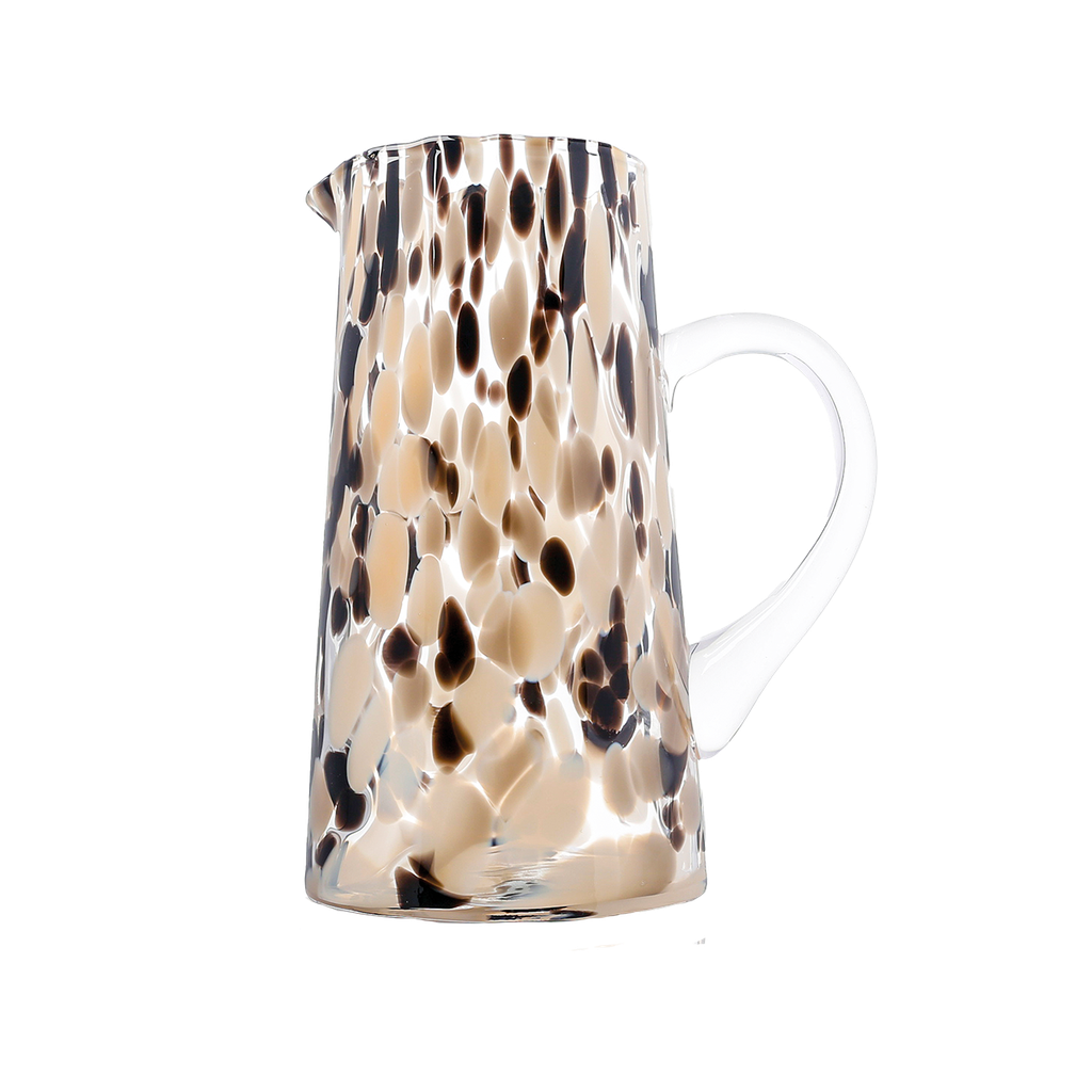 Pichet en Verre Moucheté H.22,5 cm - Opjet