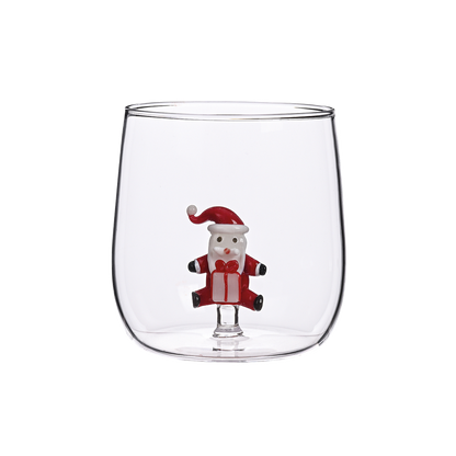 Gobelet en Verre Borosilicate Noël 3D - Opjet
