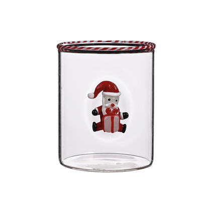 Gobelet en Verre Borosilicate Noël 3D - Opjet