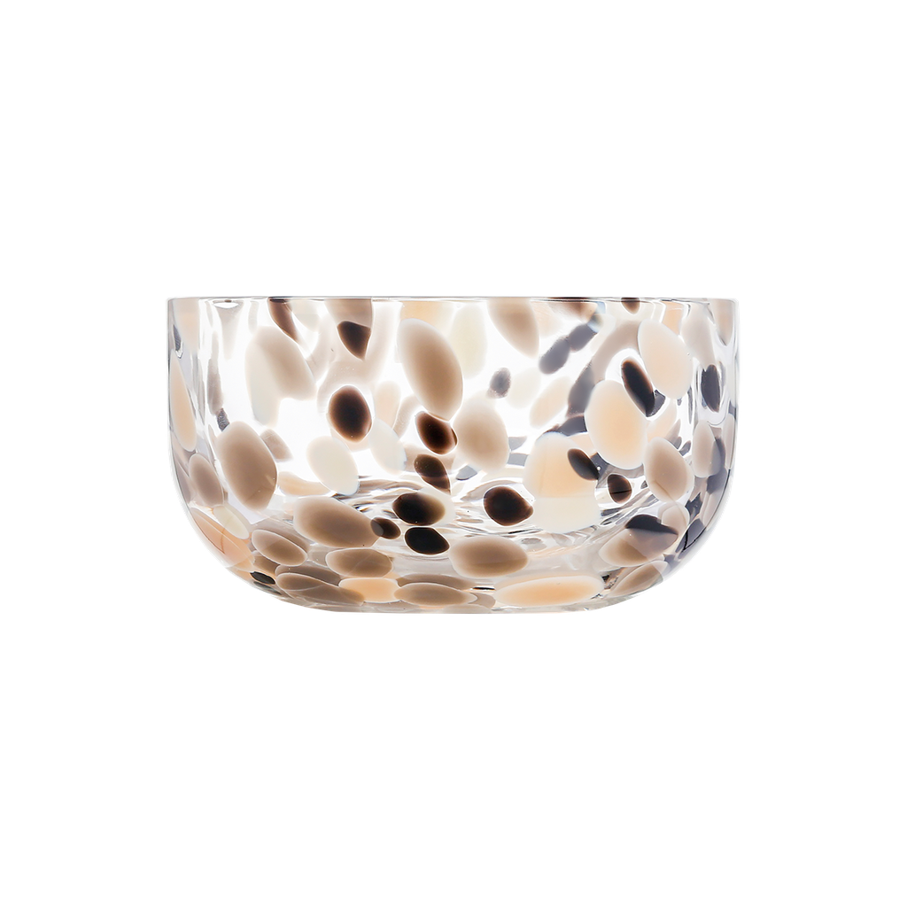 Coupelle en Verre Moucheté D.11xH.5,5 cm - Opjet