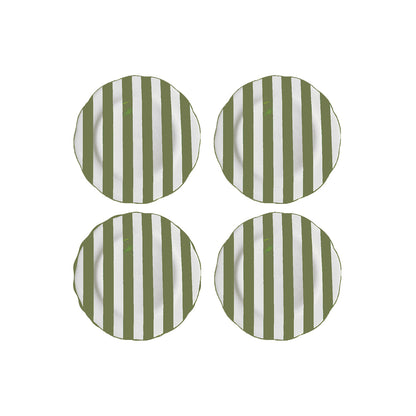 Set de 4 Assiettes à Dessert en Porcelaine Trattoria - Opjet